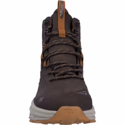 ) Hi-Tec Fuse Trek Mid Polyester Men's Steel/Charcoal/Bright Marigold Hiking Boots - Grey, 12 (Adults'