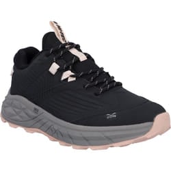 ) Hi-Tec Fuse Trek Polyester Women's Black/Steeple Grey/Cameo Rose Trainers - Black, 4 (Adults'