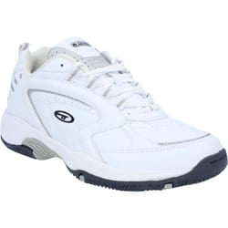 ) Hi-Tec Blast Lite Wide Polyurethane Men's White Trainers - White, 13 (Adults'