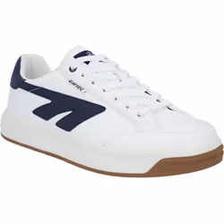 ) Hi-Tec Freedom Polyurethane Men's White/Navy Trainers - White, 8 (Adults'