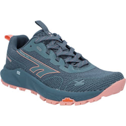 ) Hi-Tec Geo Nakuru Polyester Women's Flintstone/Coral Hiking Boots - Blue, 6 (Adults'