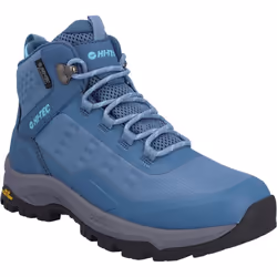 ) Hi-Tec Storm Expedition Sport Polyester Women's Mid Blue Hiking Boots - Blue, 5 (Adults'