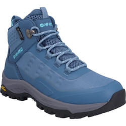 ) Hi-Tec Storm Expedition Sport Polyester Women's Mid Blue Hiking Boots - Blue, 7 (Adults'