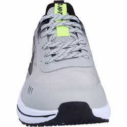 ) Hi-Tec Santorini Polyester Men's Cool Grey/Black/Acid Lime Trainers - Grey, 9 (Adults'