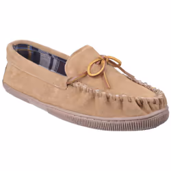 Cotswold Suede Alberta Slipper / Mens Slippers - 7 UK, Beige