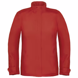 B&C Womens/Ladies Premium Real+ Windproof Waterproof Thermo-Isolated Jacket - S, Deep Red