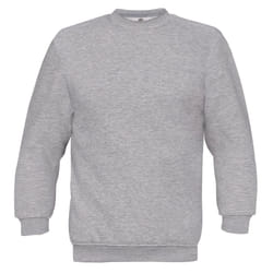 B&C Unisex Set In Modern Cut Crew Neck Sweatshirt - XL, Heather Grey