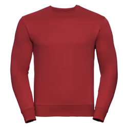 Russell Mens Authentic Sweatshirt (Slimmer Cut) - L, Classic Red