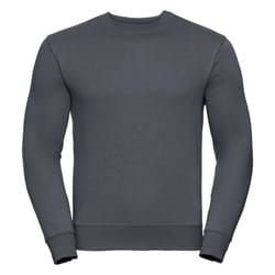 Russell Mens Authentic Sweatshirt (Slimmer Cut) - L, Convoy Grey