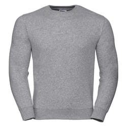 Russell Mens Authentic Sweatshirt (Slimmer Cut) - L, Light Oxford