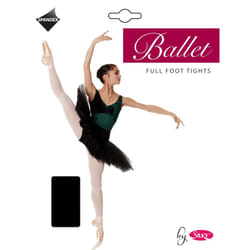 , Black) Silky Womens/Ladies Dance Ballet Tights Full Foot (1 Pair) - Medium (5ft-5ft8â