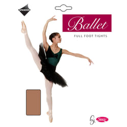 , Tan) Silky Womens/Ladies Dance Ballet Tights Full Foot (1 Pair) - Medium (5ft-5ft8â