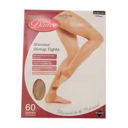 , Toast) Silky Womens/Ladies Dance Shimmer Stirrup Tights (1 Pair) - Small (4ft11â-5ft4â