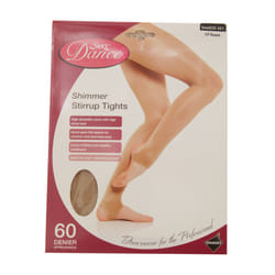 , Toast) Silky Womens/Ladies Dance Shimmer Stirrup Tights (1 Pair) - Small (4ft11â-5ft4â