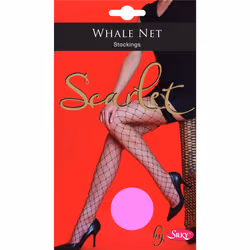 Silky Womens/Ladies Scarlet Whale Net Stockings (1 Pair)