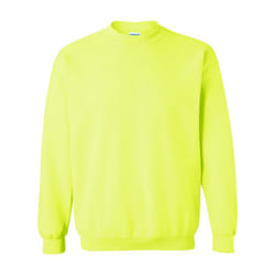 Gildan Heavy Blend Unisex Adult Crewneck Sweatshirt - S, Safety Green