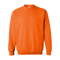 Gildan Heavy Blend Unisex Adult Crewneck Sweatshirt - M, Safety Orange
