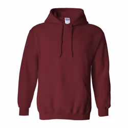 Gildan Heavy Blend Adult Unisex Hooded Sweatshirt / Hoodie - S, Garnet