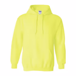 Gildan Heavy Blend Adult Unisex Hooded Sweatshirt / Hoodie - S, Safety Green