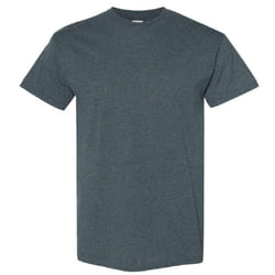 Gildan Mens Heavy Cotton Short Sleeve T-Shirt - M, Dark Heather