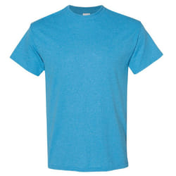 Gildan Mens Heavy Cotton Short Sleeve T-Shirt - S, Heather Sapphire