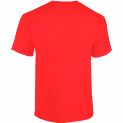 Gildan Mens Heavy Cotton Short Sleeve T-Shirt - L, Heather Sapphire