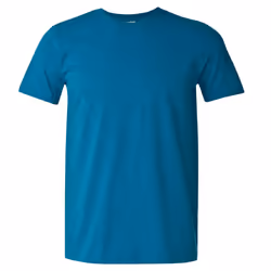 Gildan Mens Short Sleeve Soft-Style T-Shirt - S, Antique Sapphire