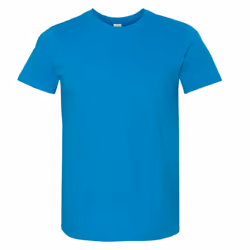 Gildan Mens Short Sleeve Soft-Style T-Shirt - L, Sapphire