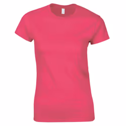 Gildan Ladies Soft Style Short Sleeve T-Shirt - 2XL, Heliconia