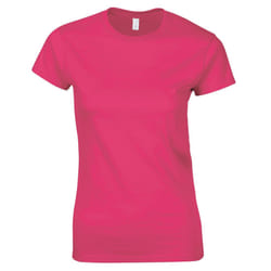 Gildan Ladies Soft Style Short Sleeve T-Shirt - 2XL, Heliconia