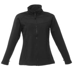 Regatta Ladies Uproar Softshell Wind Resistant Jacket - 10, Black/Black