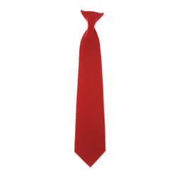 Yoko Clip-On Tie - One Size, Red