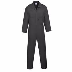Portwest Mens Liverpool-zip Workwear Coverall - Small x Regular, Black