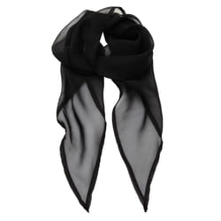 Premier Ladies/Womens Work Chiffon Formal Scarf - One Size, Black