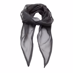 Premier Ladies/Womens Work Chiffon Formal Scarf - One Size, Dark Grey
