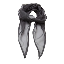 Premier Ladies/Womens Work Chiffon Formal Scarf - One Size, Dark Grey