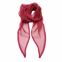 Premier Ladies/Womens Work Chiffon Formal Scarf - One Size, Hot Pink