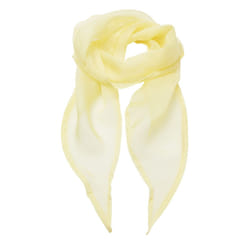Premier Ladies/Womens Work Chiffon Formal Scarf - One Size, Lemon