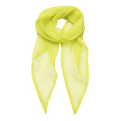 Premier Ladies/Womens Work Chiffon Formal Scarf - One Size, Lime