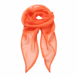 Premier Ladies/Womens Work Chiffon Formal Scarf - One Size, Orange