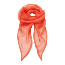 Premier Ladies/Womens Work Chiffon Formal Scarf - One Size, Orange