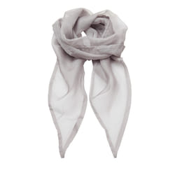 Premier Ladies/Womens Work Chiffon Formal Scarf - One Size, Silver