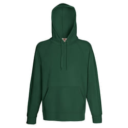 Fruit Of The Loom Mens Lightweight Hooded Sweatshirt / Hoodie (240 GSM) - 2XL, Bottle Green
