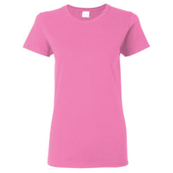 Gildan Ladies/Womens Heavy Cotton Missy Fit Short Sleeve T-Shirt - M, Azalea