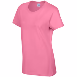 Gildan Ladies/Womens Heavy Cotton Missy Fit Short Sleeve T-Shirt - 2XL, Azalea