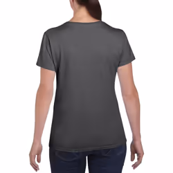 Gildan Ladies/Womens Heavy Cotton Missy Fit Short Sleeve T-Shirt - M, Dark Heather