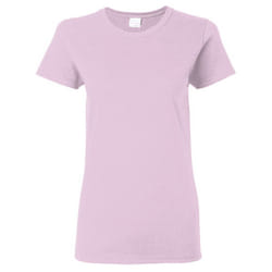 Gildan Ladies/Womens Heavy Cotton Missy Fit Short Sleeve T-Shirt - S, Light Pink