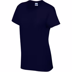 Gildan Ladies/Womens Heavy Cotton Missy Fit Short Sleeve T-Shirt - S, Navy