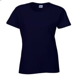 Gildan Ladies/Womens Heavy Cotton Missy Fit Short Sleeve T-Shirt - M, Navy