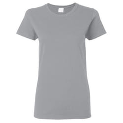 Gildan Ladies/Womens Heavy Cotton Missy Fit Short Sleeve T-Shirt - M, Sport Grey